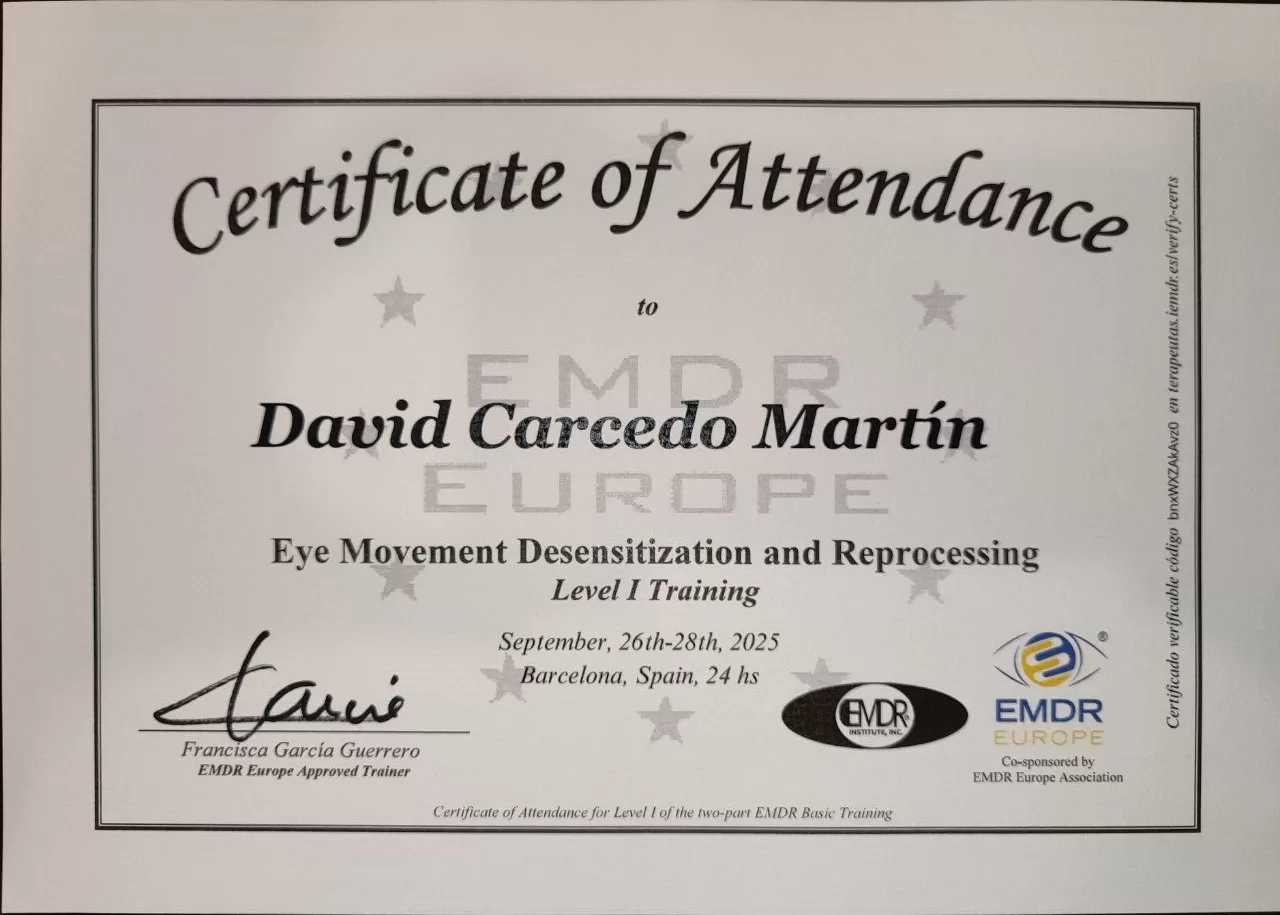 Certificado EMDR